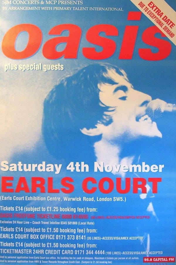 Cover of the movie Oasis Live @ Earls Court 1995