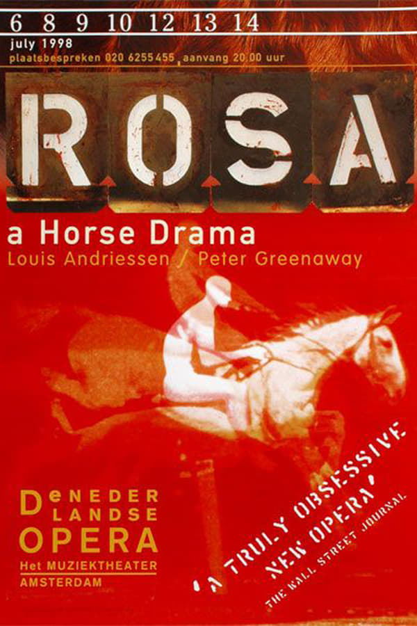 Cover of the movie The Death of a Composer: Rosa, a Horse Drama