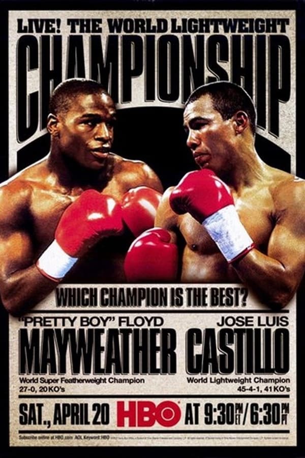 Cover of the movie Floyd Mayweather Jr. vs. Jose Luis Castillo I