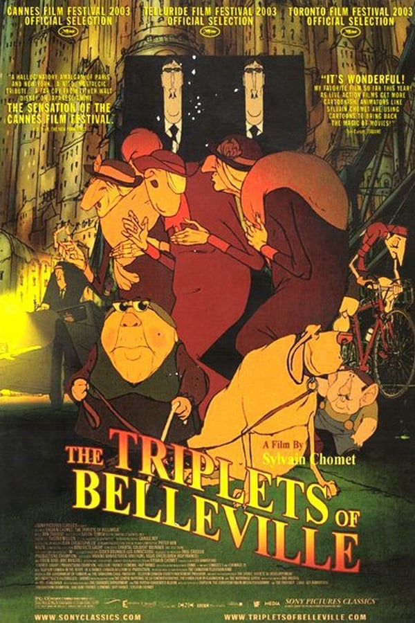 Cover of the movie The Triplets of Belleville