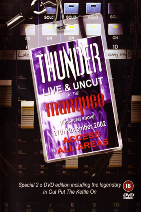 Cover of the movie Thunder - Live And Uncut At The Marquee