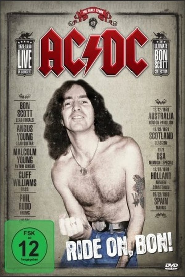 Cover of the movie AC/DC - Ride On, Bon!