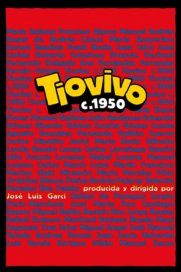 Cover of the movie Tiovivo c. 1950