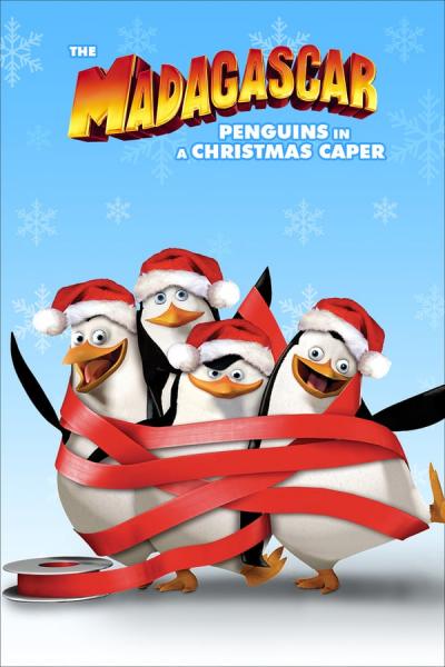 Cover of The Madagascar Penguins in a Christmas Caper