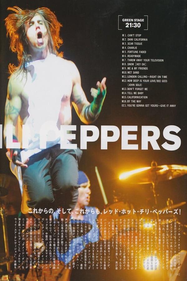 Cover of the movie Red Hot Chili Peppers : Live at Fuji Rock Festival 2006