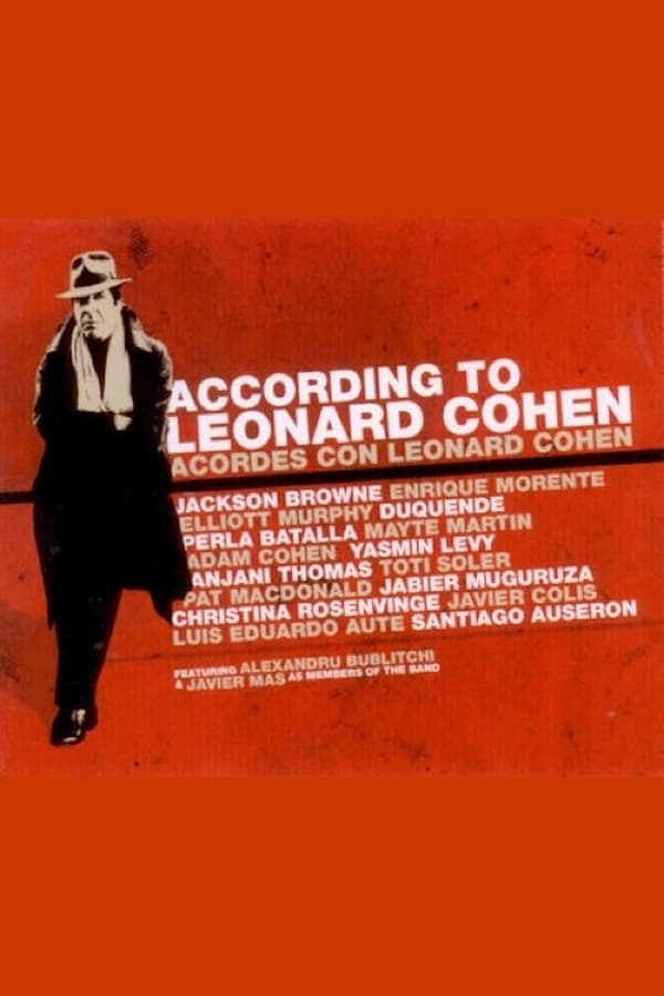 Cover of the movie According to Leonard Cohen