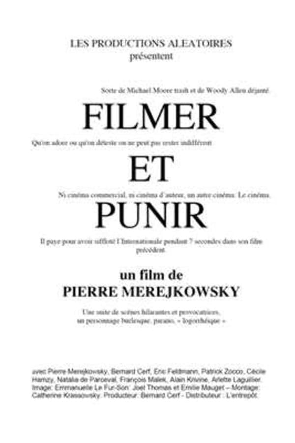 Cover of the movie Filmer et punir