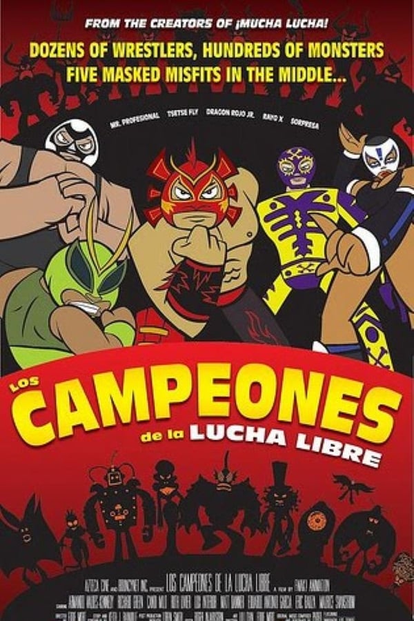 Cover of the movie Los campeones de la lucha libre