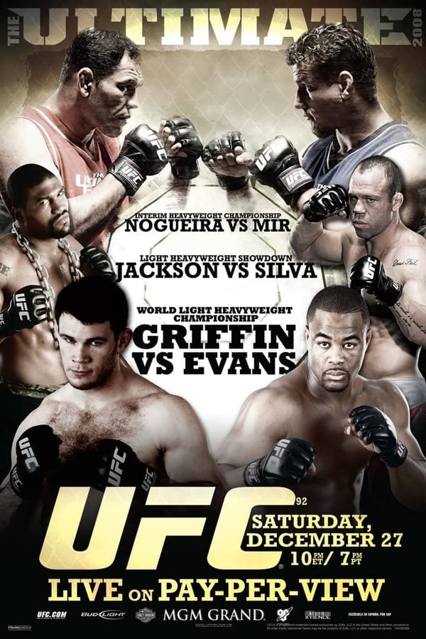 Cover of the movie UFC 92: The Ultimate 2008