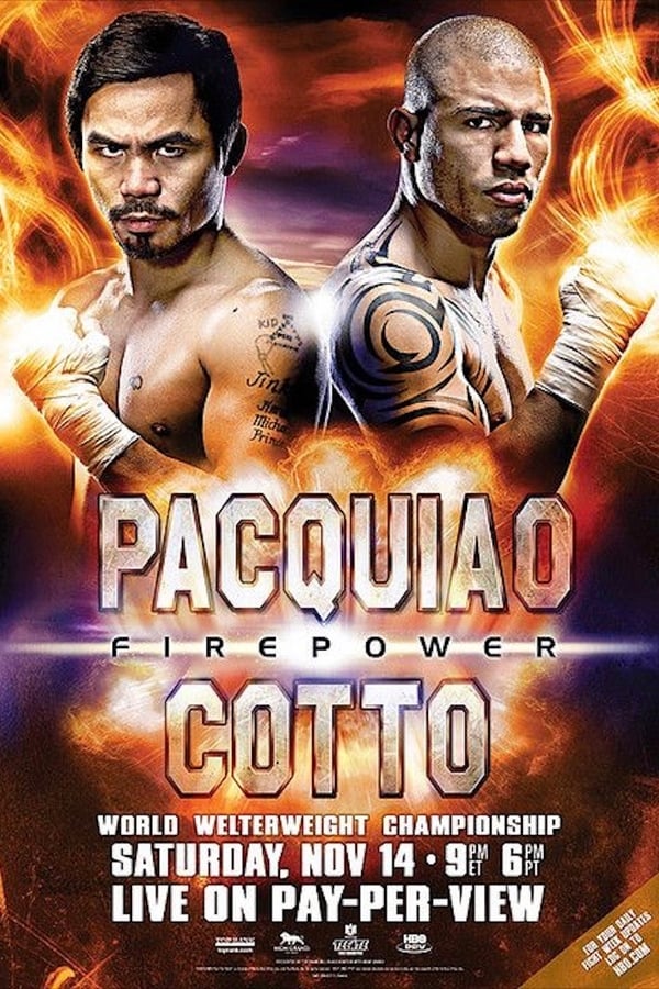 Cover of the movie Manny Pacquiao vs. Miguel Cotto