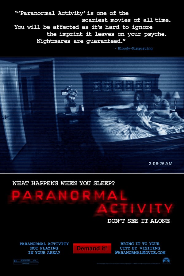 Cover of the movie Paranormal Activity