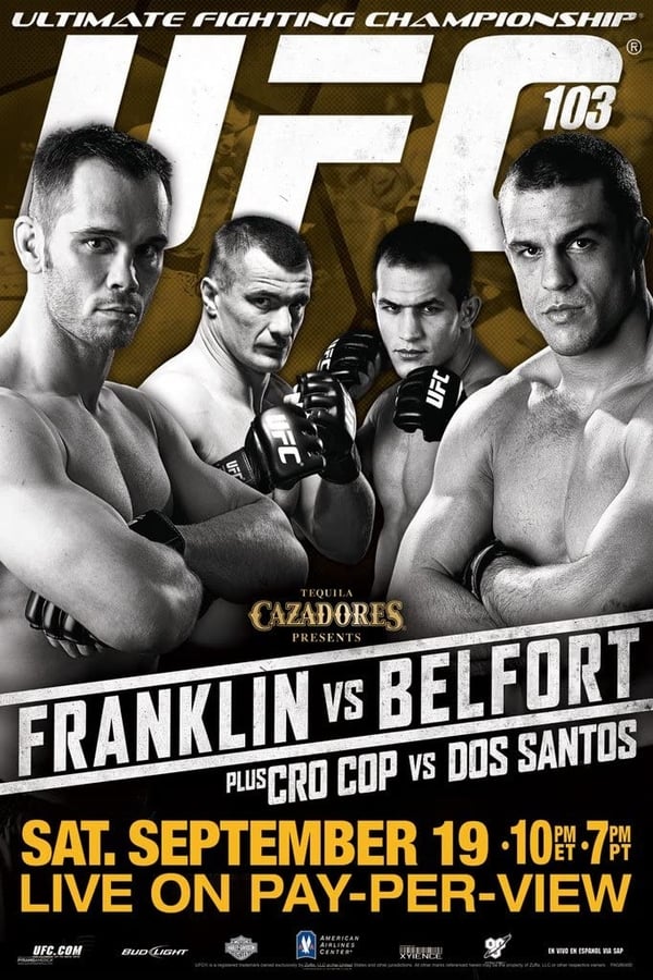 Cover of the movie UFC 103: Franklin vs. Belfort