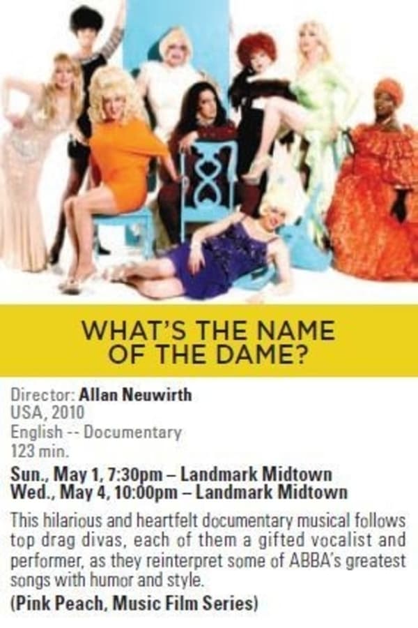 Cover of the movie What's the Name of the Dame?