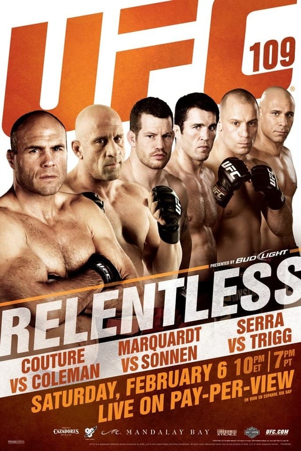 Cover of the movie UFC 109: Relentless