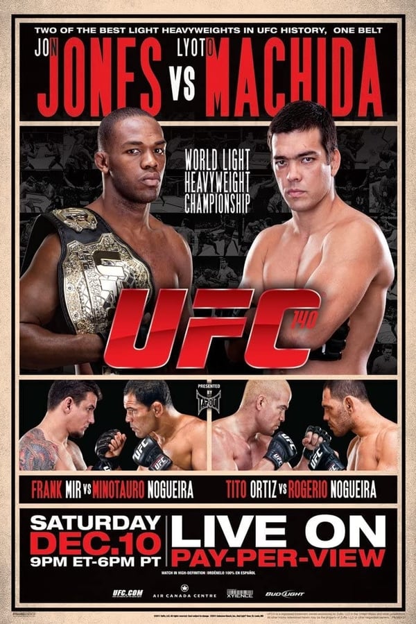 Cover of the movie UFC 140: Jones vs. Machida