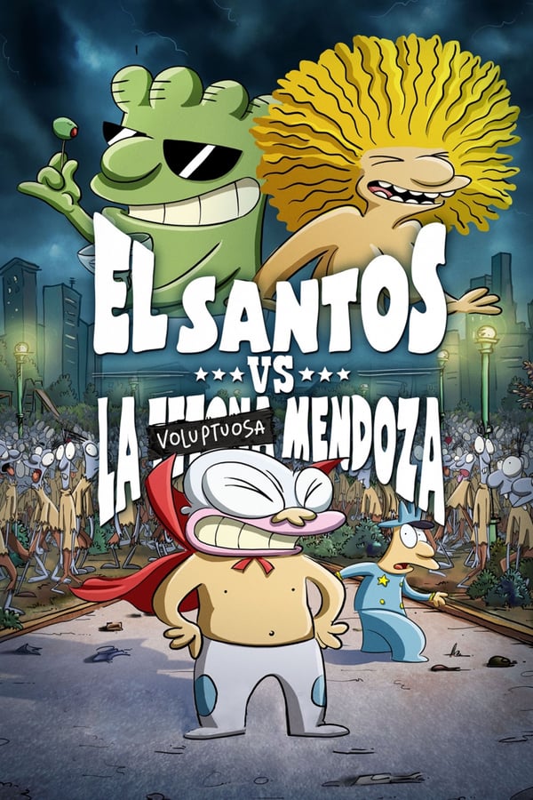 Cover of the movie El Santos vs la Tetona Mendoza