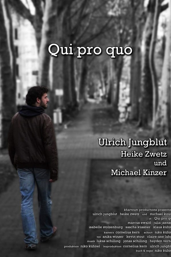 Cover of the movie Qui pro quo