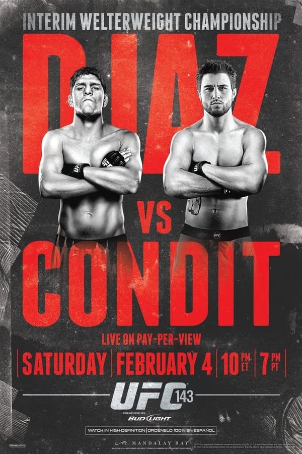 Cover of the movie UFC 143: Diaz vs. Condit