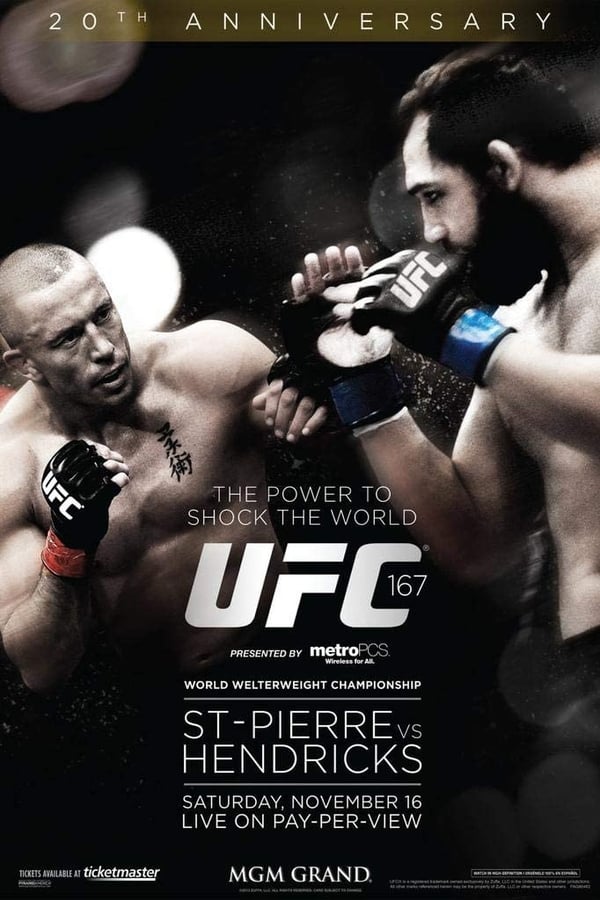 Cover of the movie UFC 167: St-Pierre vs. Hendricks