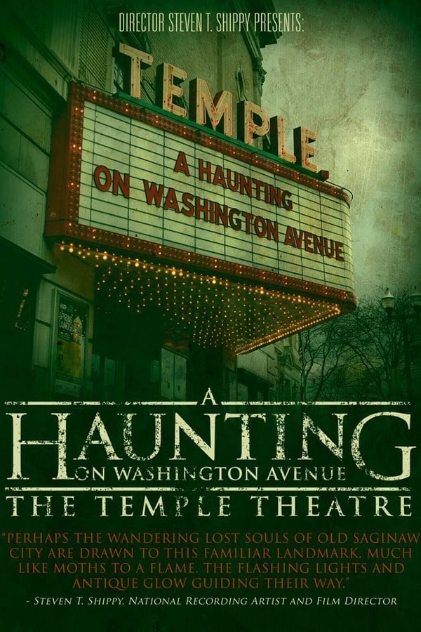 Cover of the movie A Haunting on Washington Avenue: The Temple Theatre