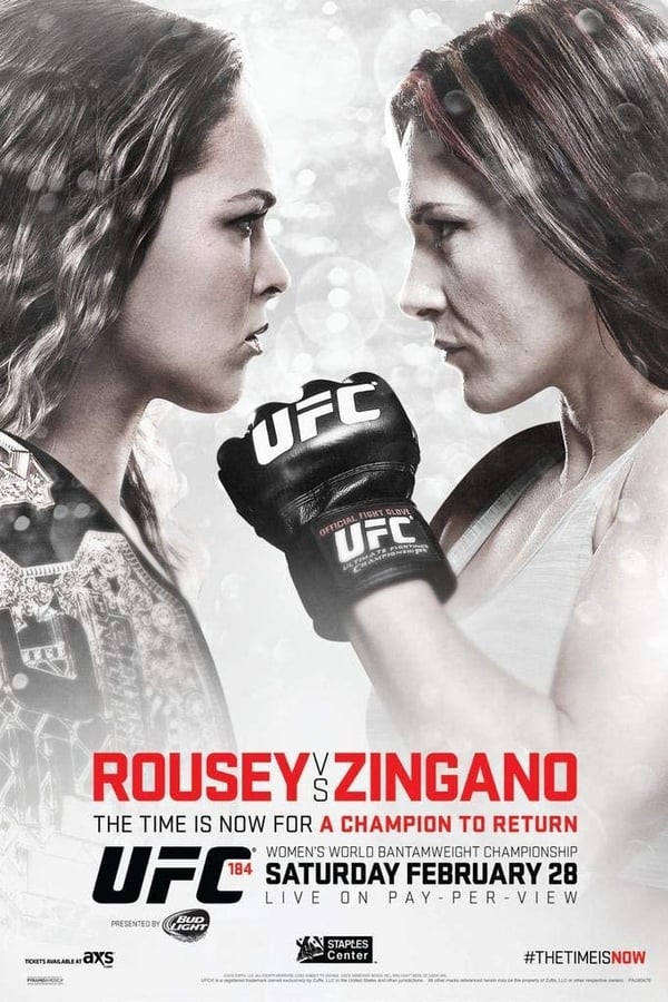 Cover of the movie UFC 184: Rousey vs. Zingano