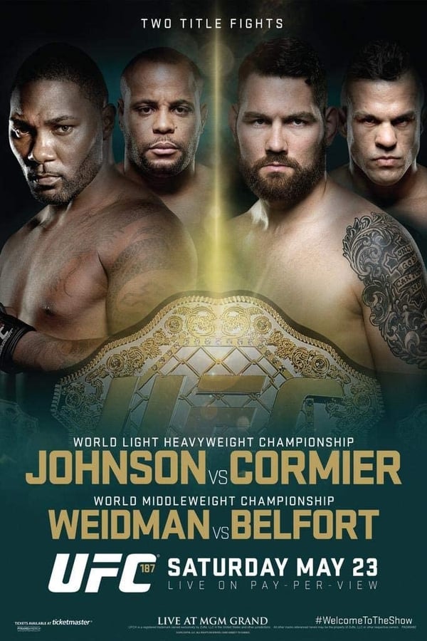Cover of the movie UFC 187: Johnson vs. Cormier