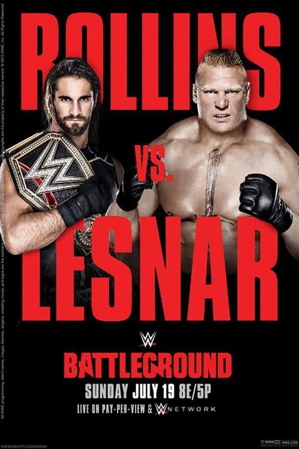 Cover of the movie WWE Battleground 2015