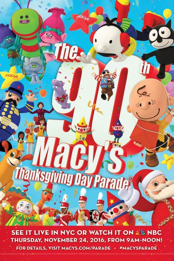 Cover of the movie 90th Annual Macy's Thanksgiving Day Parade