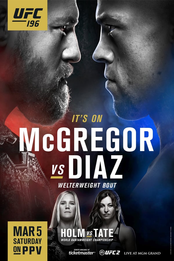 Cover of the movie UFC 196: McGregor vs Diaz
