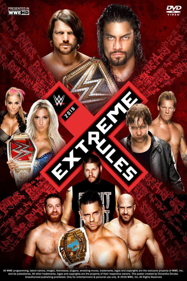 Cover of the movie WWE Extreme Rules 2016