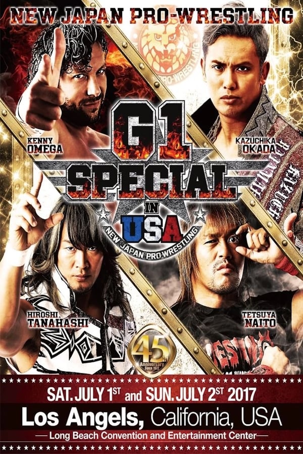 Cover of the movie NJPW G1 Special in USA 2017 - Night 2