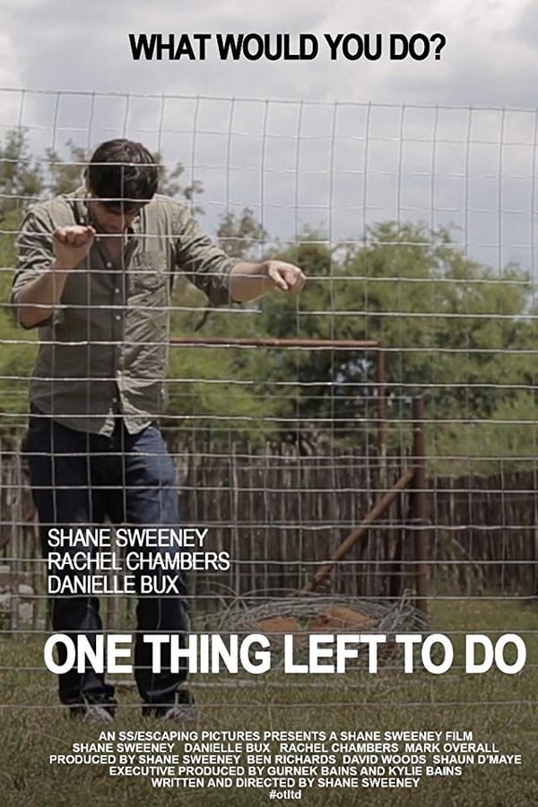 Cover of the movie One Thing Left To Do