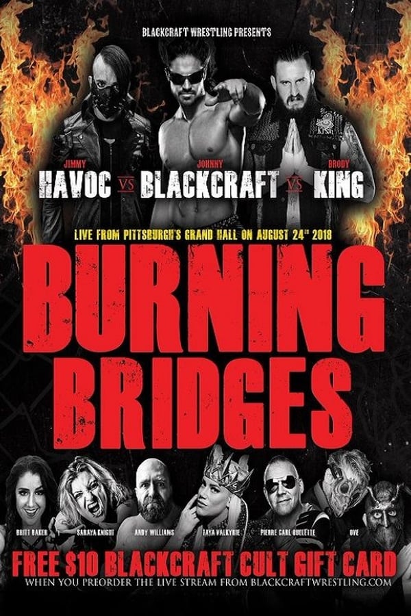 Cover of the movie Blackcraft Wrestling: Burning Bridges