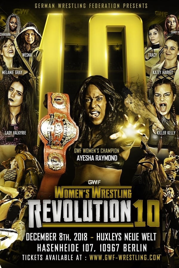 Cover of the movie GWF. Women Wrestling Revolution 10