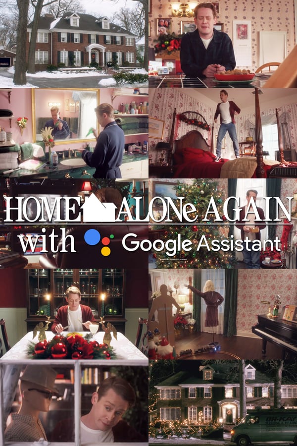 Cover of the movie Home Alone Again with the Google Assistant