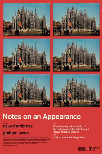 Cover of the movie Notes on an Appearance