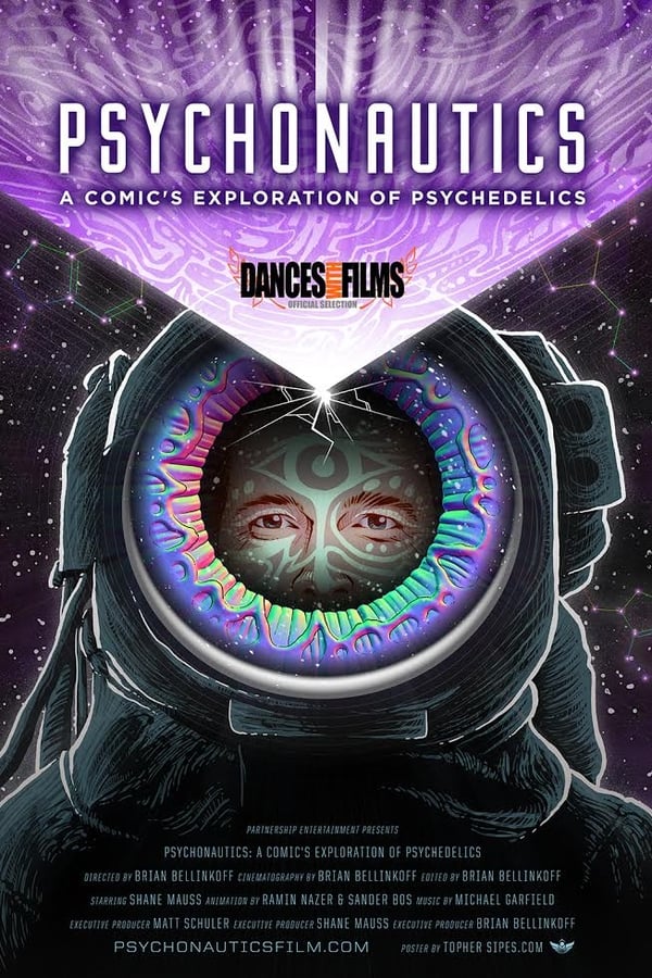 Cover of the movie Psychonautics: A Comic's Exploration of Psychedelics