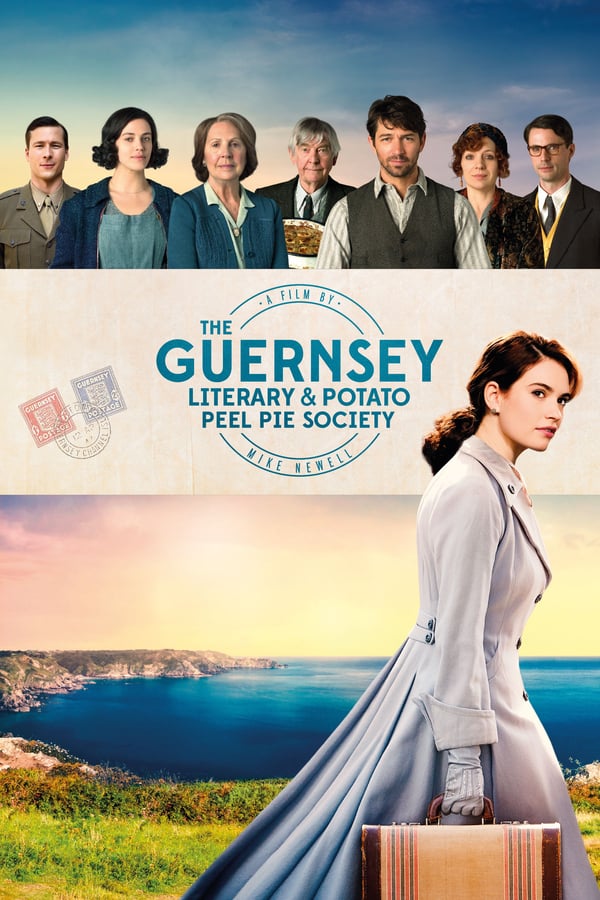 Cover of the movie The Guernsey Literary & Potato Peel Pie Society