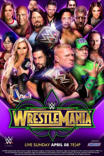 Cover of WWE WrestleMania 34