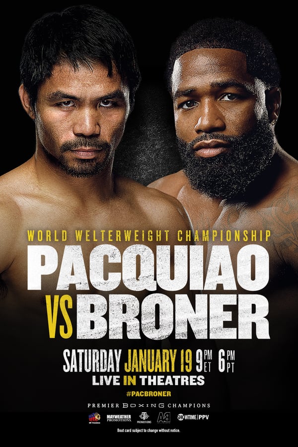 Cover of the movie Pacquiao vs. Broner