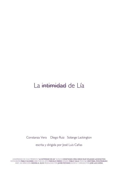 Cover of the movie La intimidad de Lía