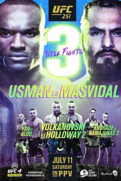 Cover of UFC 251: Usman vs. Masvidal